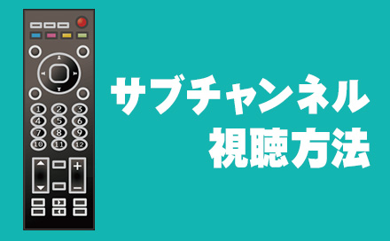 サブチャンネル視聴方法