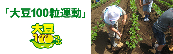 大豆100粒運動