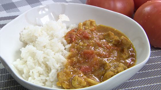 トマトチキンカレー