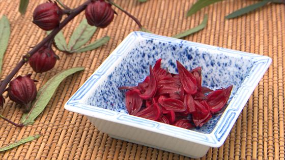 ローゼルの塩漬け「花梅」