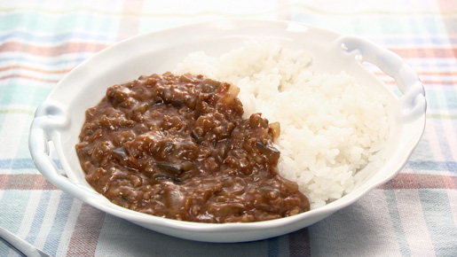 夏野菜のキーマカレー