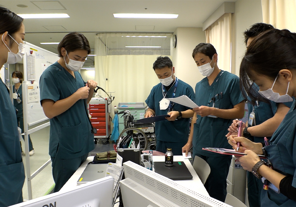 川崎幸病院に勤める院内救急救命士たち